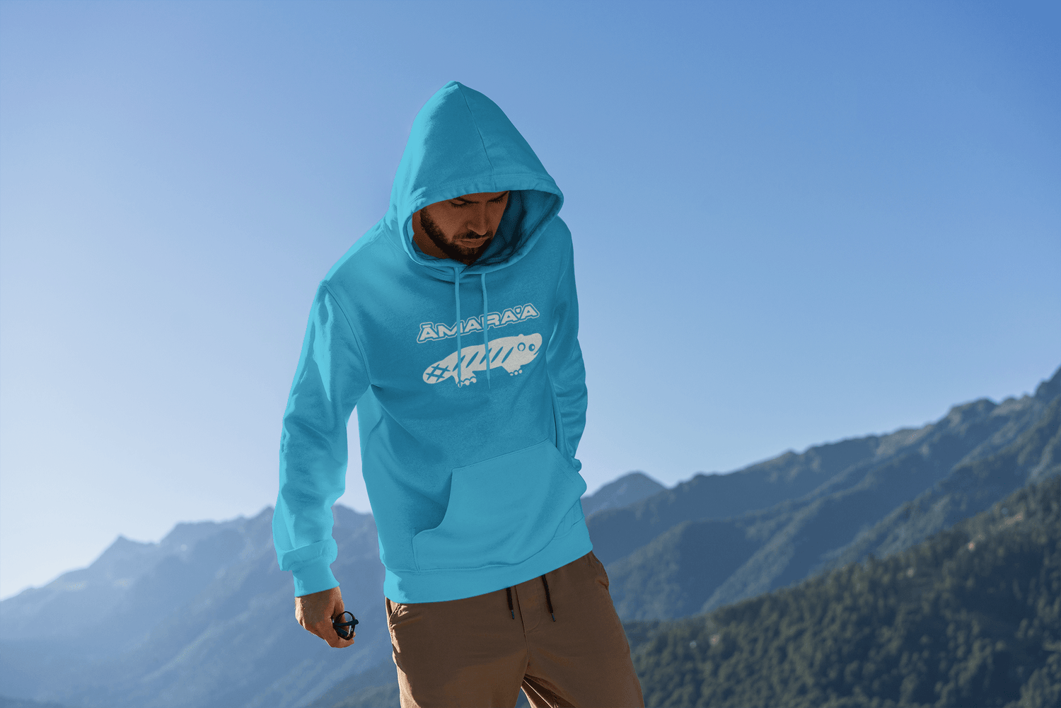 Sudadera capucha ecoresponsable - 4 colores - 8 estampados - 8 tallas